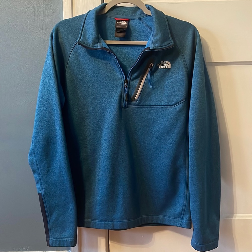 THE NORTH FACE Men’s Heather Blue Quarterzip